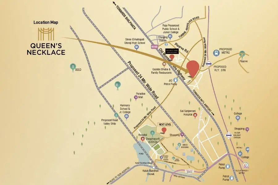 Virtual View - Queen's Necklace Upper Kharghar